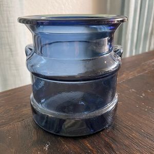 Blue Glass Jar